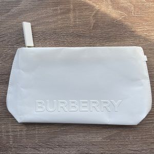 Burberry white pouch